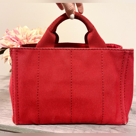 Authentic PRADA Canapa Crossbody bag - Picture 14 of 17